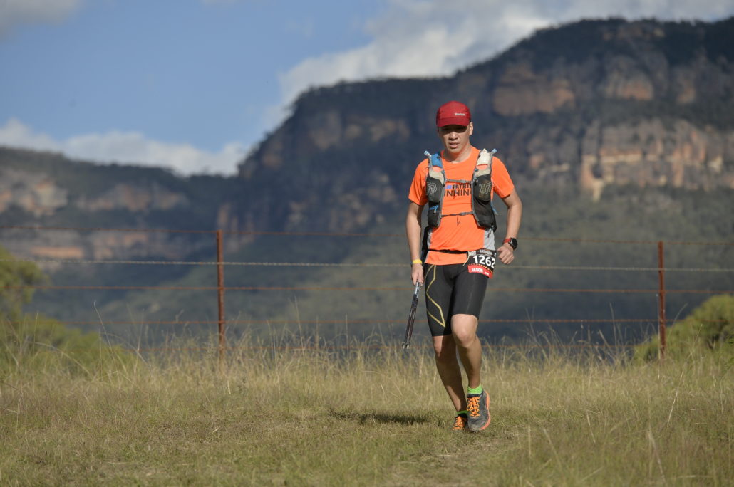 2017 Ultra Trail Australia (UTA100) 100km race under the blistering Australian heat 